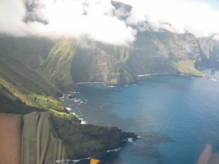 Maui by helicopter.