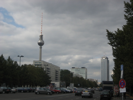 Alexanderplatz from Karl Marx Allee