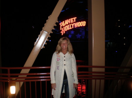 Getting ready to go into Planet Hollywood