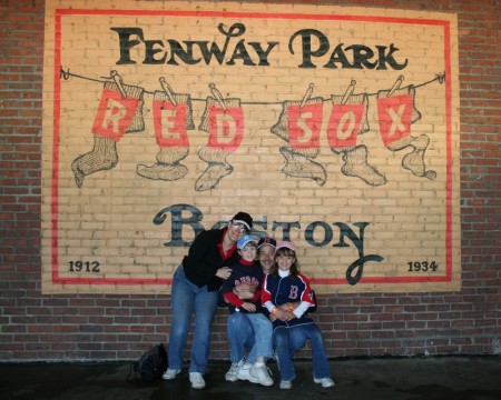 three red sox fans