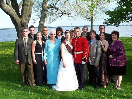 The crew at wedding at RMC