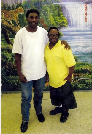 My brother Kenneth West and Lil Kenneth