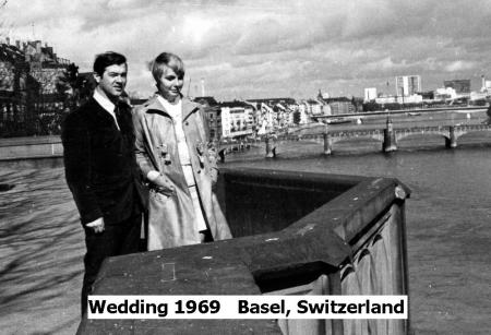 1969 Wedding Photo, Basel, Switzerland