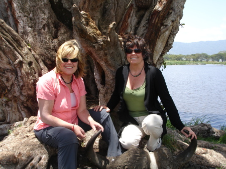 Me and My Travel Buddy Gail in Africa