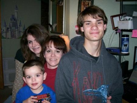 Kids and me in my home office