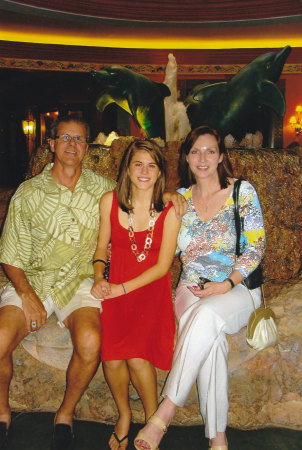 Sara, Margaret, and I in Atlantis