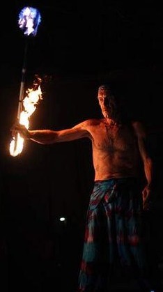 Performing w/ Fire Staff 2