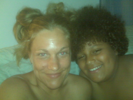 Me & "afro-puff'