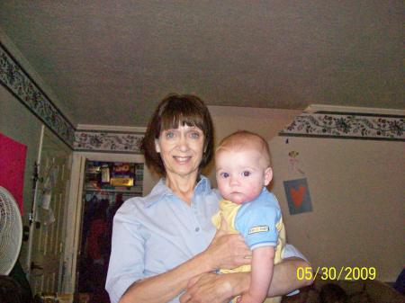 This is me with my youngest grandson, 2008