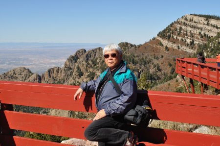 Kent at Sandia Peak, above Albuquerque, NM