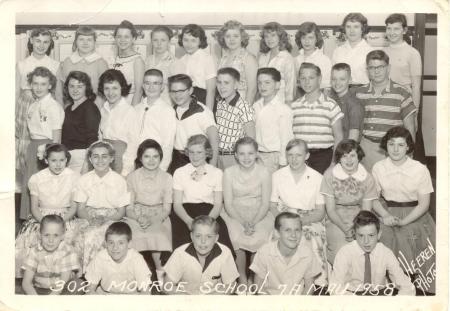 Room 302 Monroe School 1958