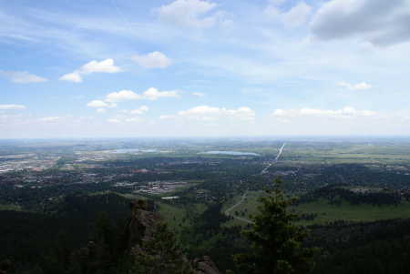 Panoramic looking East from Arch.