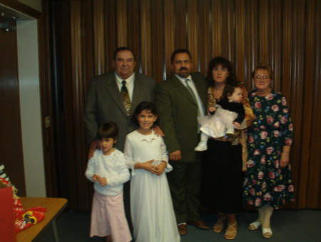 Granddaughter,s baptism on 12-3-05