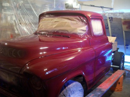 1956 Chevy - Medium Cabernet paint