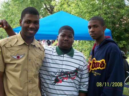 My 3 boys, Markese 19, Monte 15, Frank 17