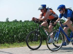 2 of My sons Riding in 2008 MS Bike Tour