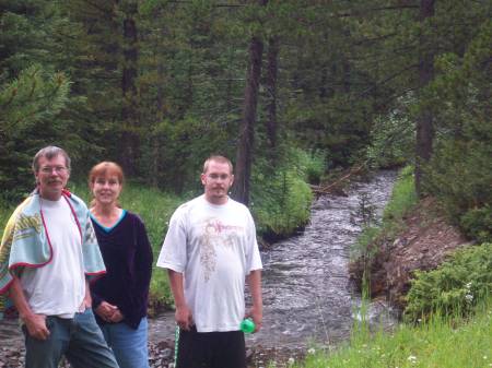 Us with son in law in Montana