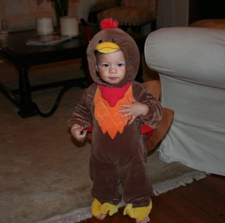 My grandson Kyen on Halloween '08