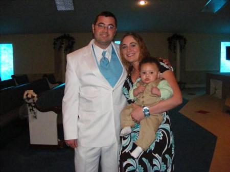 My brother, me and Keon at my bro's wedding.