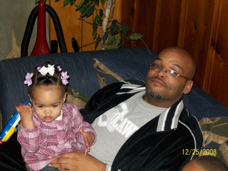 tony and his baby girl kenzie.