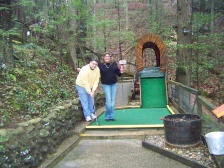 Miniature Golf in Tenn. w/ friend's son