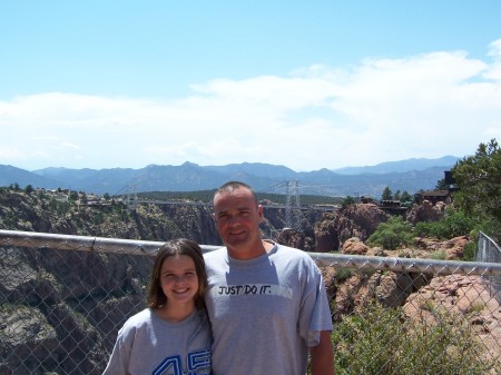 daughter Chelsea and I Royal Gorge Colorado