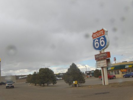 We followed route 66 from Cali