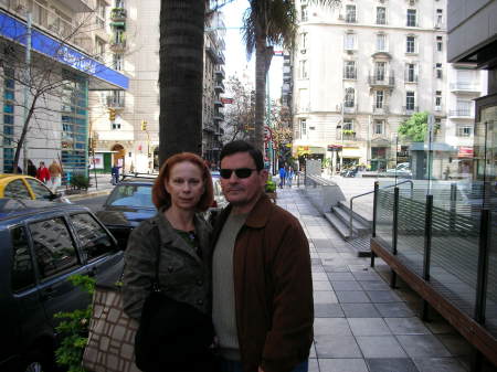 Lynda & I in Buenos Aires, Argentina
