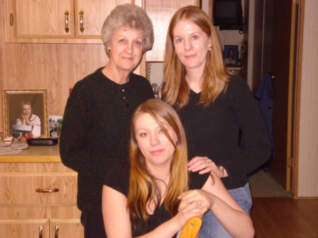 My mother, daughter and myself