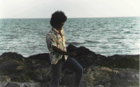 Mitch on beach in CA