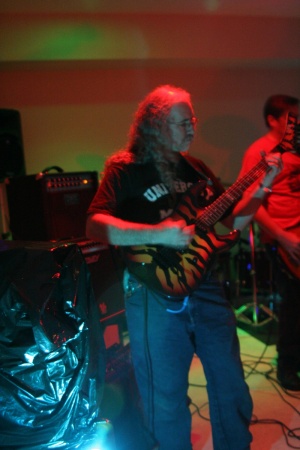 Dave jammin with 70's-80's hard rock band