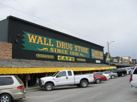 Everyone must stop at Wall Drug, Wall SD