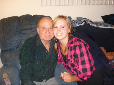 My Dad 74 yrs old & Daughter Nicole 15 yrs old