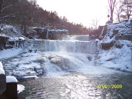The falls in Penn Yan