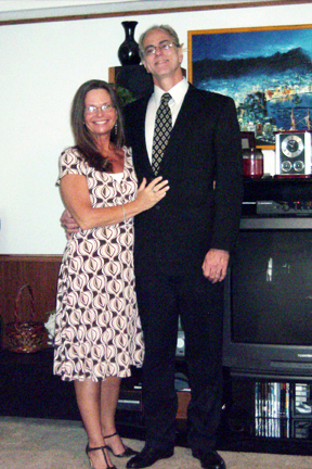 Ain't we cute - Tammy and John, July 2009