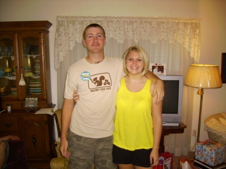 Trevor and Meagan, Birthday, July 2009