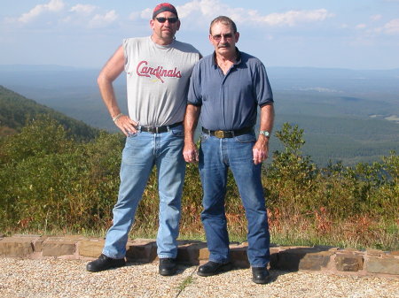 Dad and I on a bike trip