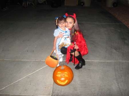 My son & doughter halloween 2009