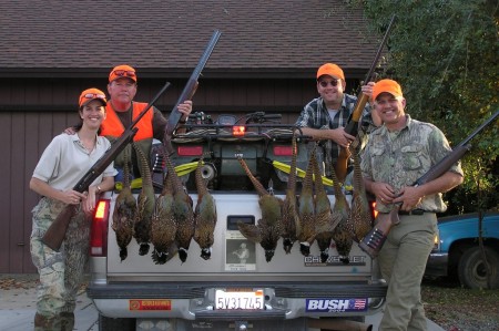 Pheasant hunt with Friends and my wife