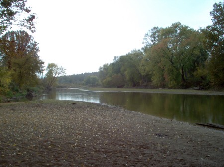 Under the Bridge Looking upstream