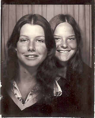 Lynda Renfro and me in 1973