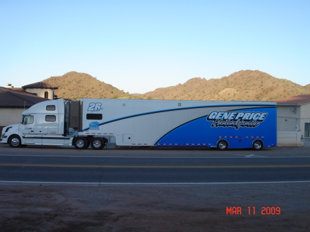 The hauler that carries the girls around