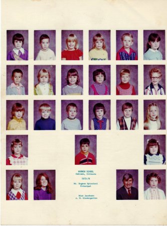 Kindergarten Class of 1974