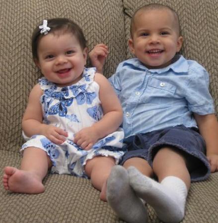 Lilliana (11months) and Quinton (2 yrs)