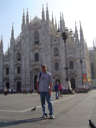 View of the Duomo of Milan, Italy