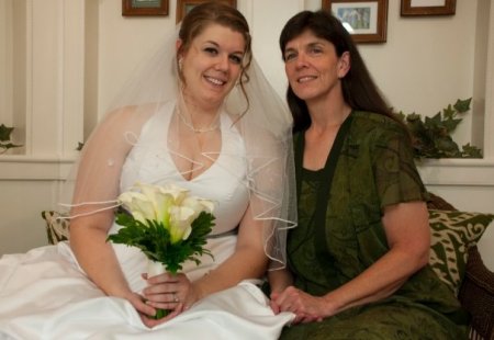 Gielda and Leslie at Wedding #1