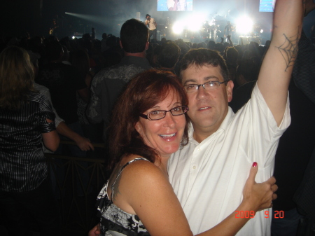 Deb and Mike enjoying Kid Rock