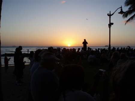 Waikiki Beach sunset
