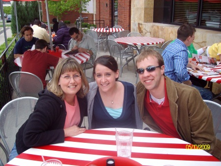 Mothers day 2009 with daughter & son in law