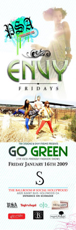 ENVY Fridays GO Green Social Hollywood